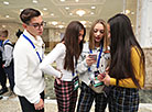 Participants of the Junior Eurovision 2018 in the Palace of Independence in Minsk