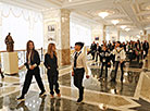 Excursion around the Palace of Independence for the participants of the Junior Eurovision 2018