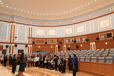 Excursion around the Palace of Independence for the participants of the Junior Eurovision 2018