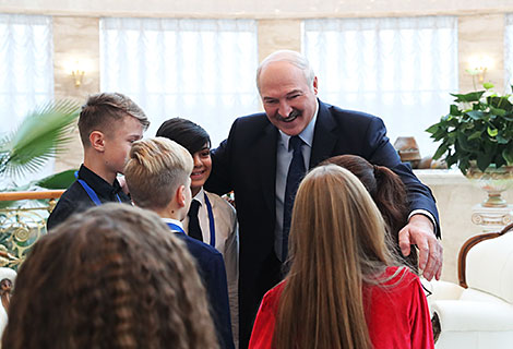 Alexander Lukashenko’s meeting with the participants of the Junior Eurovision 2018