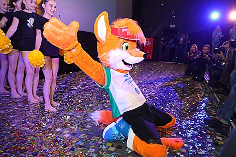 European Games mascot Lesik the Baby Fox