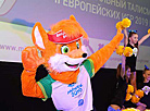 European Games mascot Lesik the Baby Fox