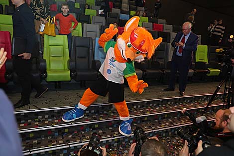 European Games mascot Lesik the Baby Fox