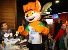 European Games mascot Lesik the Baby Fox