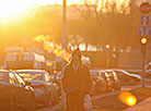 Frosty weather in Minsk