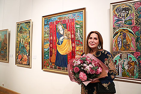 Exhibition of Azerbaijan ambassador’s spouse Naila Gandilova opens in Minsk