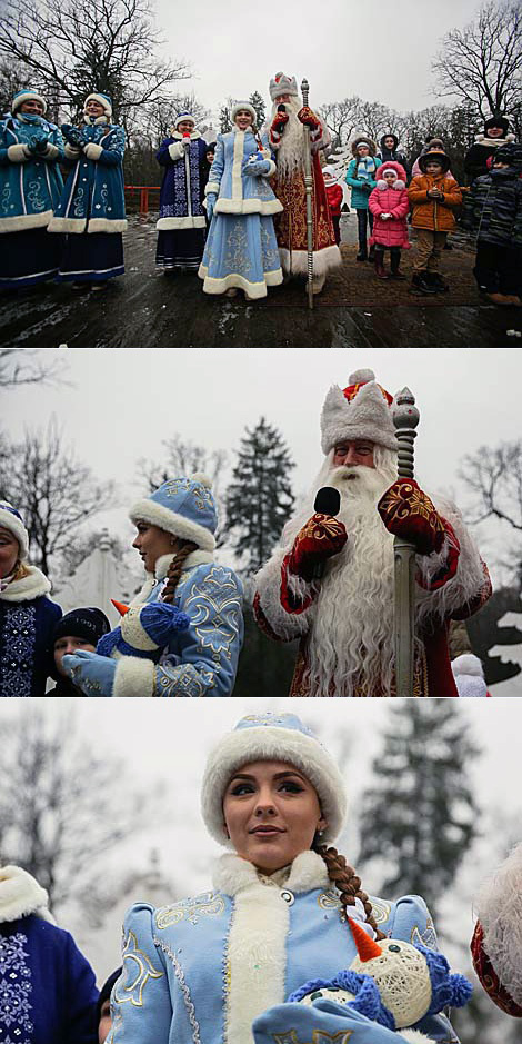 Сустрэча Дзеда Мароза і Снягурачкі