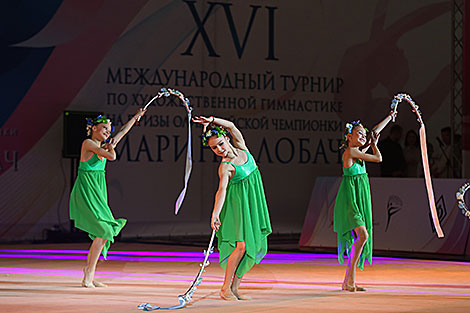 Opening ceremony of the Marina Lobach international tournament 