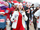 Первый забег Санта-Клаусов Santa Run в Минске