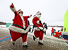 Первый забег Санта-Клаусов Santa Run в Минске