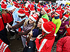 Первый забег Санта-Клаусов Santa Run в Минске