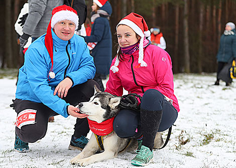 Первый забег Санта-Клаусов Santa Run в Минске
