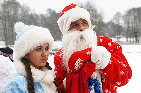 Дед Мороз поселился на Августовском канале