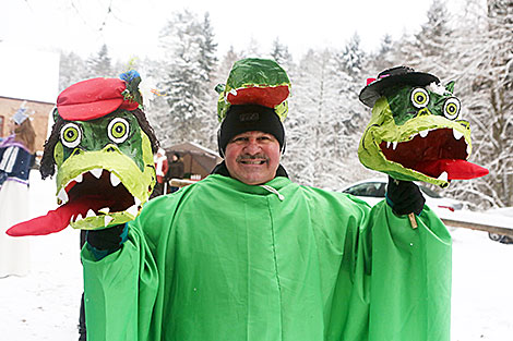 Хранитель местных сказок и легенд Августовский Цмок