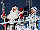 Parade of Father Frosts and Snow Maidens in Minsk