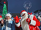 Parade of Father Frosts and Snow Maidens in Minsk