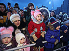 Parade of Father Frosts and Snow Maidens in Minsk