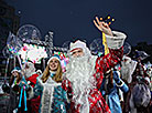 Parade of Father Frosts and Snow Maidens in Minsk