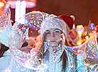 Parade of Father Frosts and Snow Maidens in Minsk