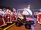 Parade of Father Frosts and Snow Maidens in Minsk