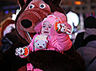 Parade of Father Frosts and Snow Maidens in Minsk