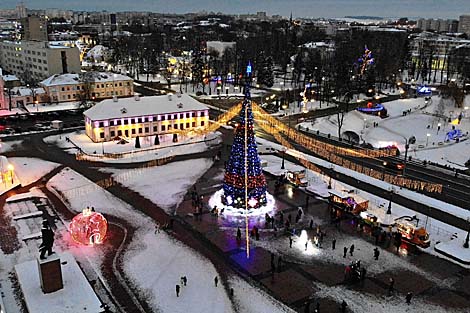 Плошча Леніна ў Гродне