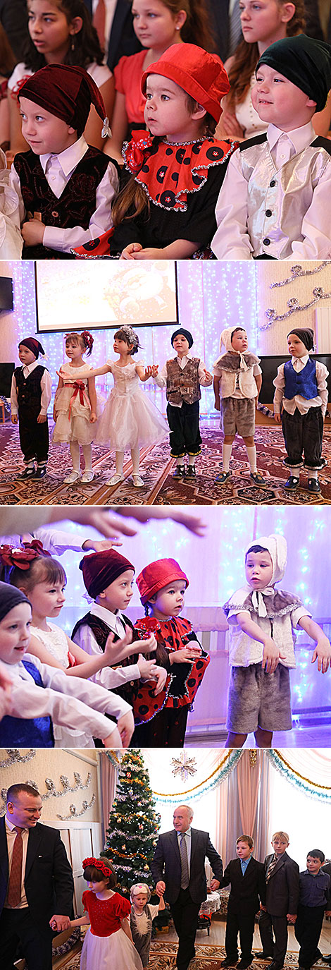 Николай Шерстнёв поздравил воспитанников детдома в Витебске