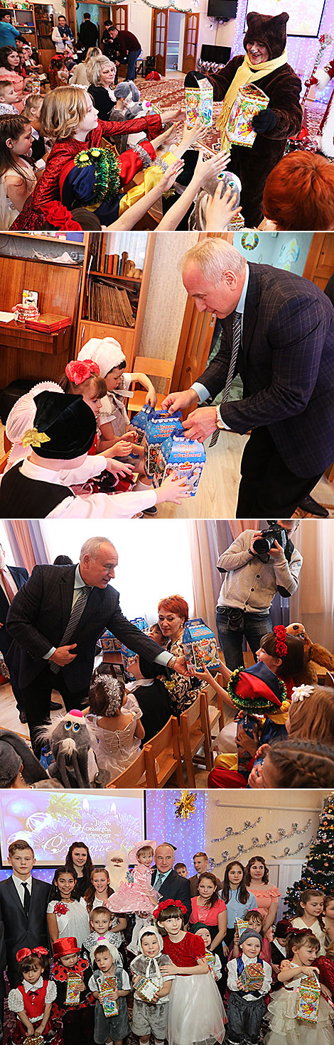 Николай Шерстнёв поздравил воспитанников детдома в Витебске