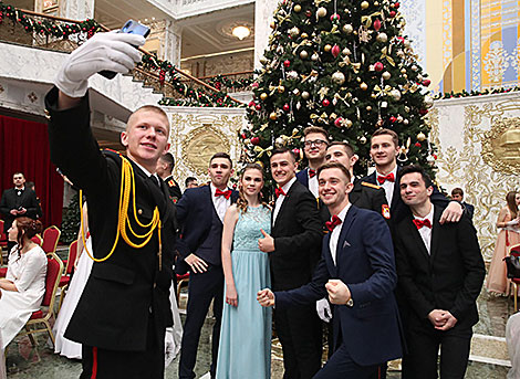 Belarus First Nationwide New Year's Ball in Palace of Independence