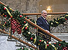 Belarus President Alexander Lukashenko at the first national New Year ball 