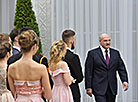 Belarus President Alexander Lukashenko at the first national New Year ball 