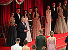 Belarus President Alexander Lukashenko at the first national New Year ball 