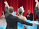 Belarus President Alexander Lukashenko at the first national New Year ball 