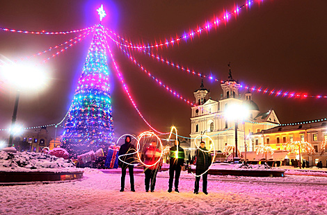 Belarus rings in New Year