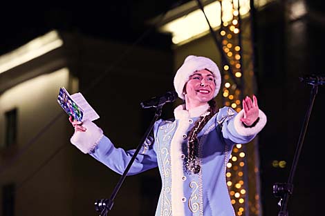 Навагоднія гулянні ў Брэсце