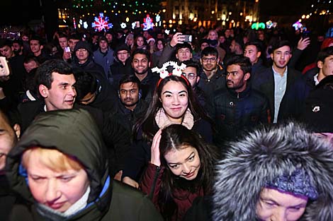 Навагодняя ноч у Гродне