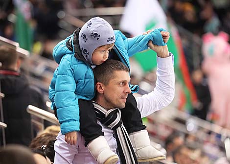 Каманда Прэзідэнта Беларусі перамагла зборную Міжнароднай федэрацыі хакея (IIHF) з лікам 13:7 