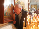 Vigil service in Holy Spirit Cathedral in Minsk 