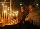 Midnight service in the Holy Nativity of the Theotokos Convent in Grodno