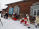 Children’s Christmas rite Kury in Klichev District