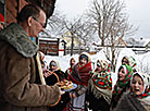 Children’s Christmas rite Kury in Klichev District