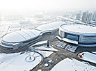 Minsk Arena velodrome, a venue of the European Games 2019