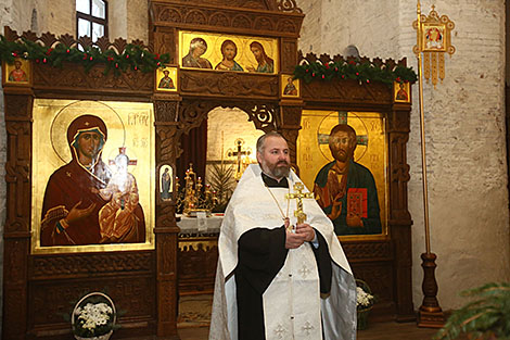 Настоятель Коложской церкви протоиерей Александр Болонников