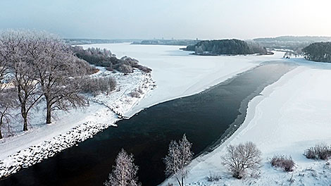 Морозный день под Минском
