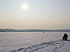 Рыбак на Минском море 