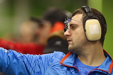 Член национальной и сборной команд Республики Беларусь по пулевой стрельбе Евгений Зайчик 