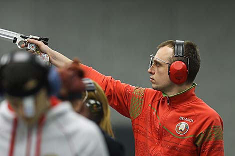 Соревнования в стрелковом тире имени маршала С.К. Тимошенко