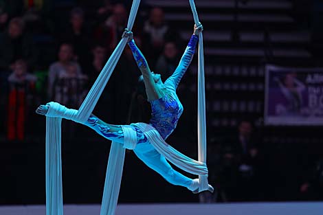 Афіцыйная цырымонія адкрыцця 111-га чэмпіянату Еўропы па фігурным катанні