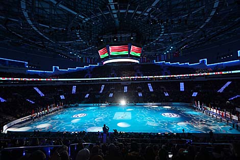 Афіцыйная цырымонія адкрыцця 111-га чэмпіянату Еўропы па фігурным катанні