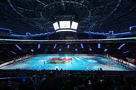 Афіцыйная цырымонія адкрыцця 111-га чэмпіянату Еўропы па фігурным катанні